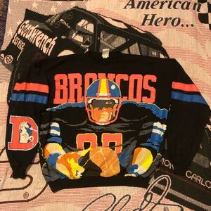 Vintage denver broncos caribe crewneck